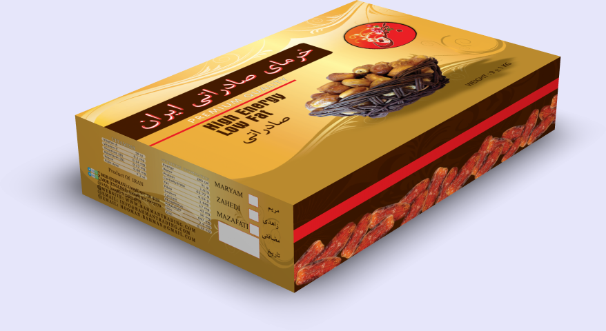 Shahani Date - Bahman Brand - Net Weight 9KG Carton