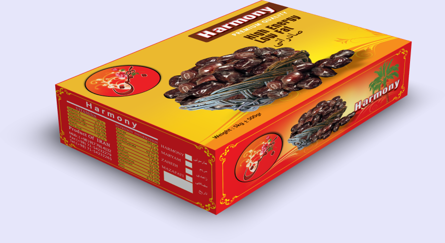 Mazafati Date - Bahman Brand - Net Weight 5KG Carton - 2nd Grade